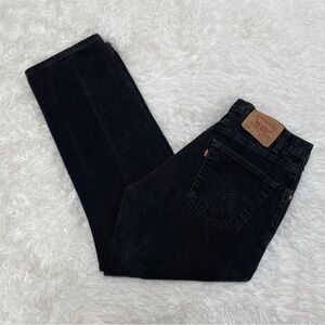 Vintage Levi’s 505 Black Denim Jeans Men’s Size 36x30 90s Y2K Canada Straight